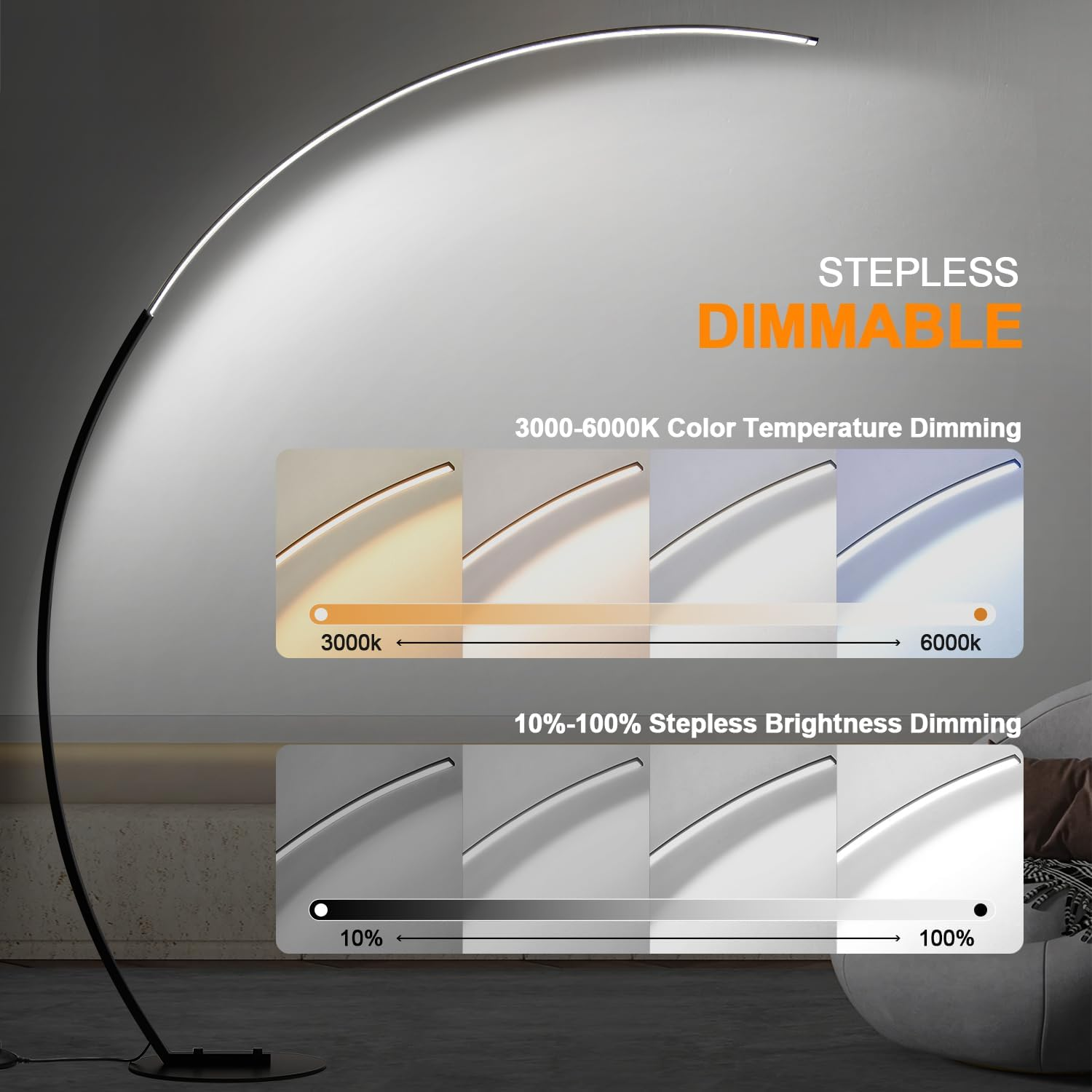 Dimmable Floor Light | LED Floor Light | Ping Lighting